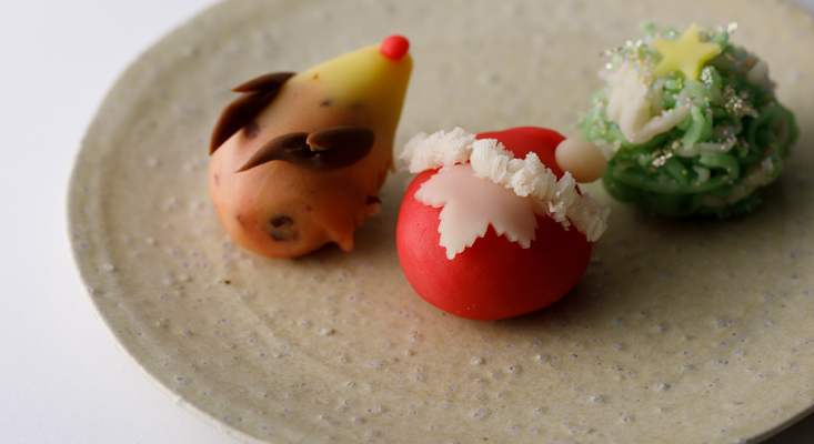 クリスマス限定上生菓子 | 金沢 うら田